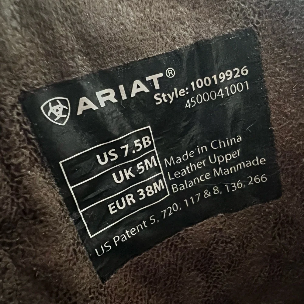 Women’s Ariat Zealous Boots. Red & Brown size: 7.5B - Picture 2 of 2